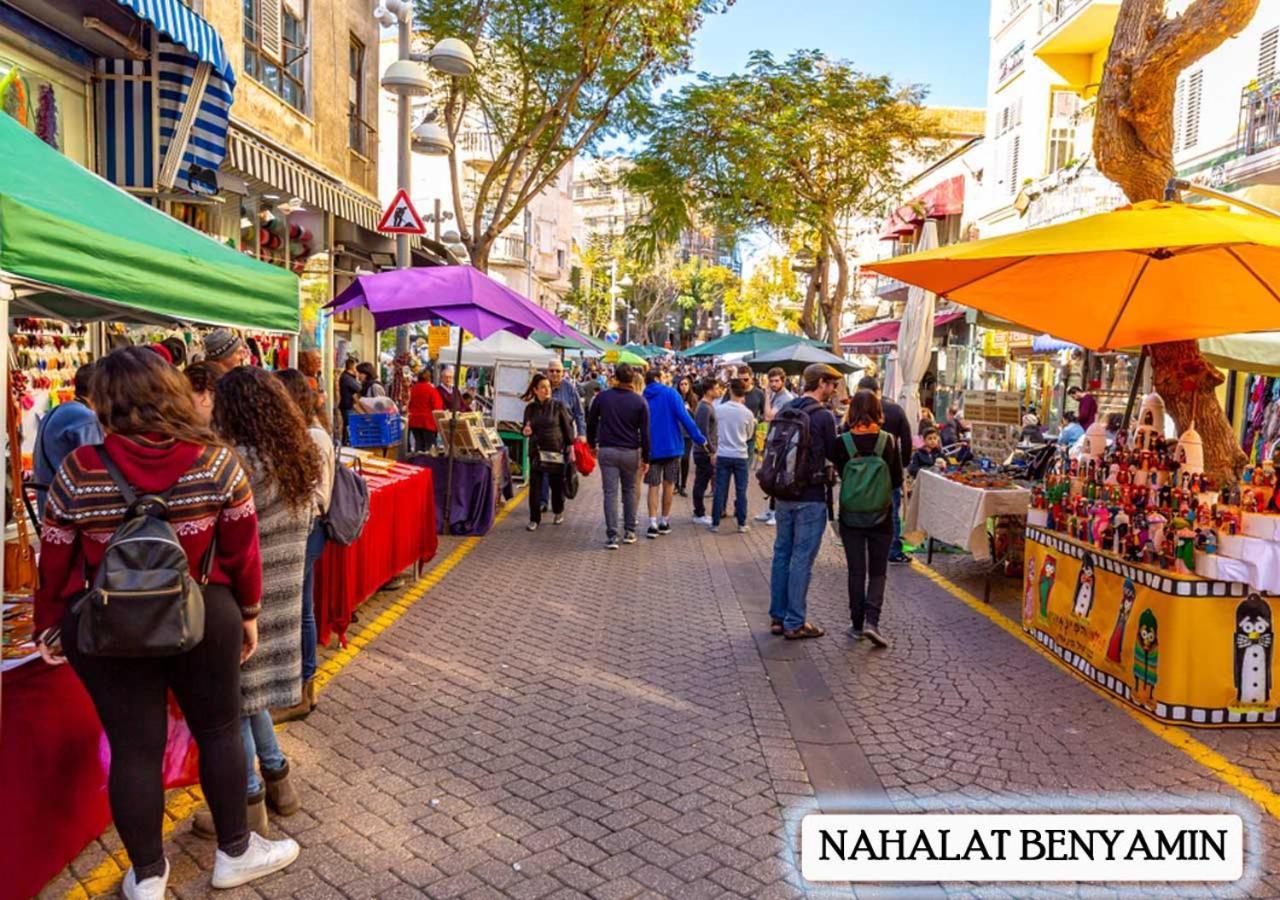 Tel-Aviv Center, Near The Beach, Terrace, 2 People Eksteriør billede